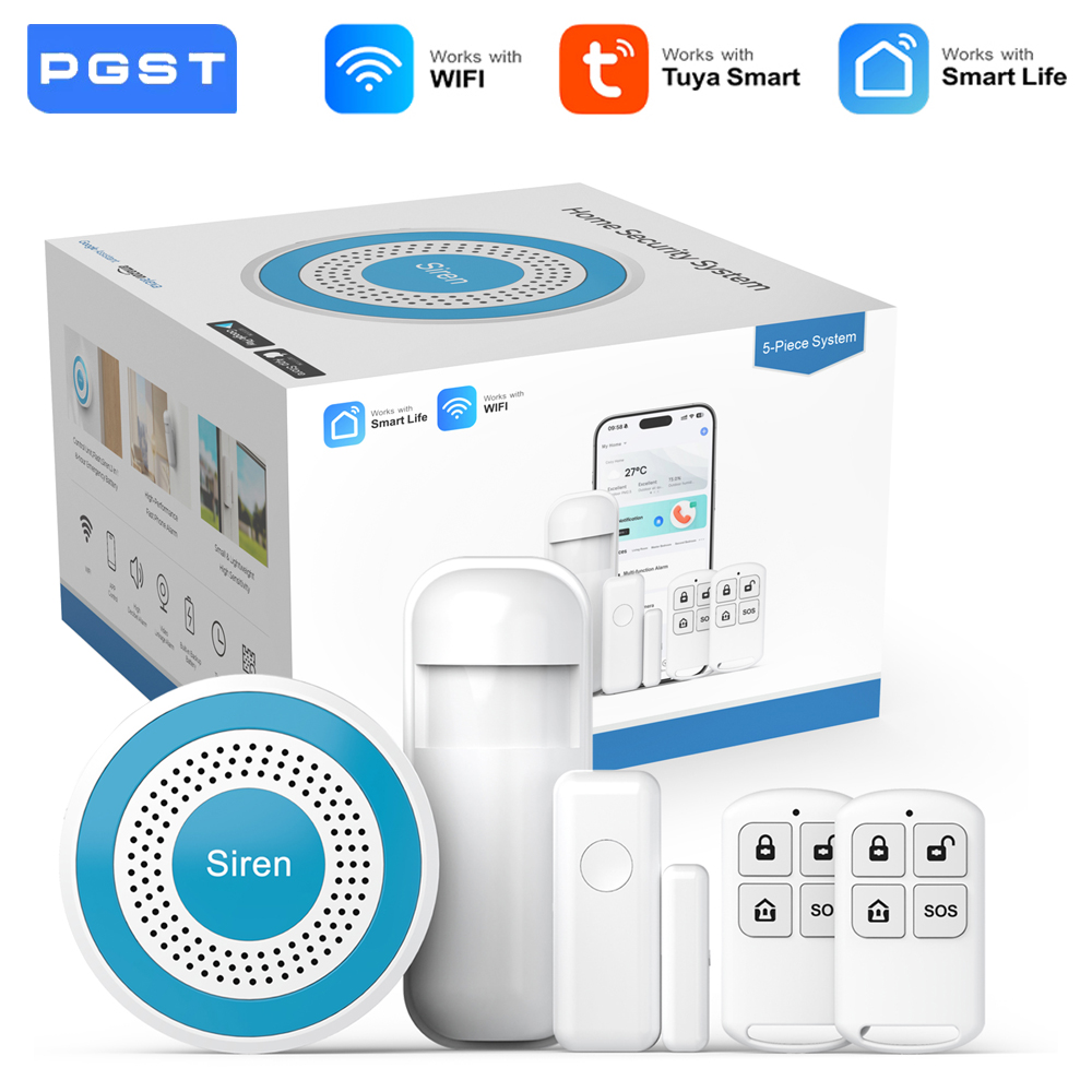 Diy Home Automation System - PGST WiFi Smart Life Alarm Beveiligingssysteem