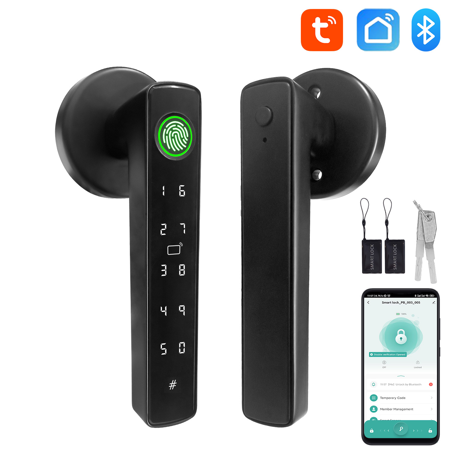 Diy Home Automation System - Tuya Smart Bluetooth-deurslot Biometrisch elektronisch slot
