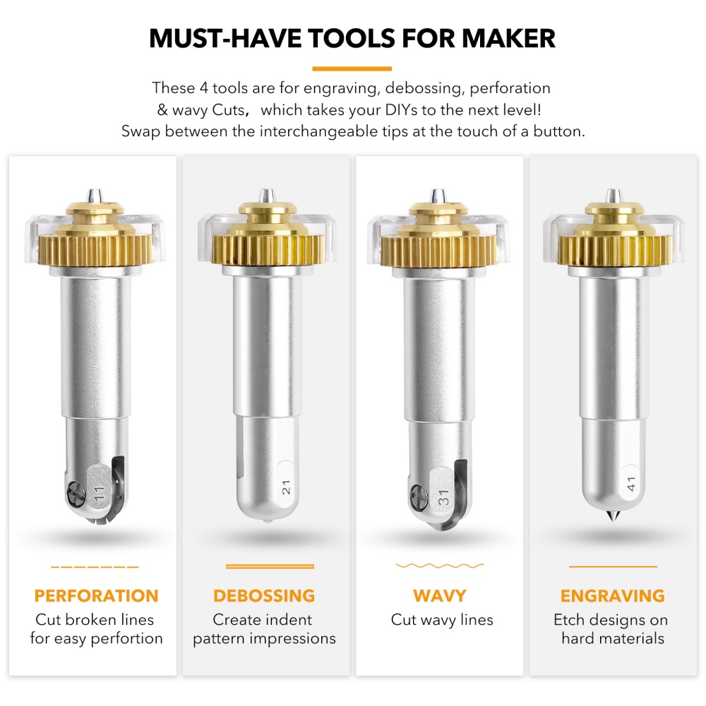 1 stuk golvend mes graveerpunt - Diy Automation recensie en prijs