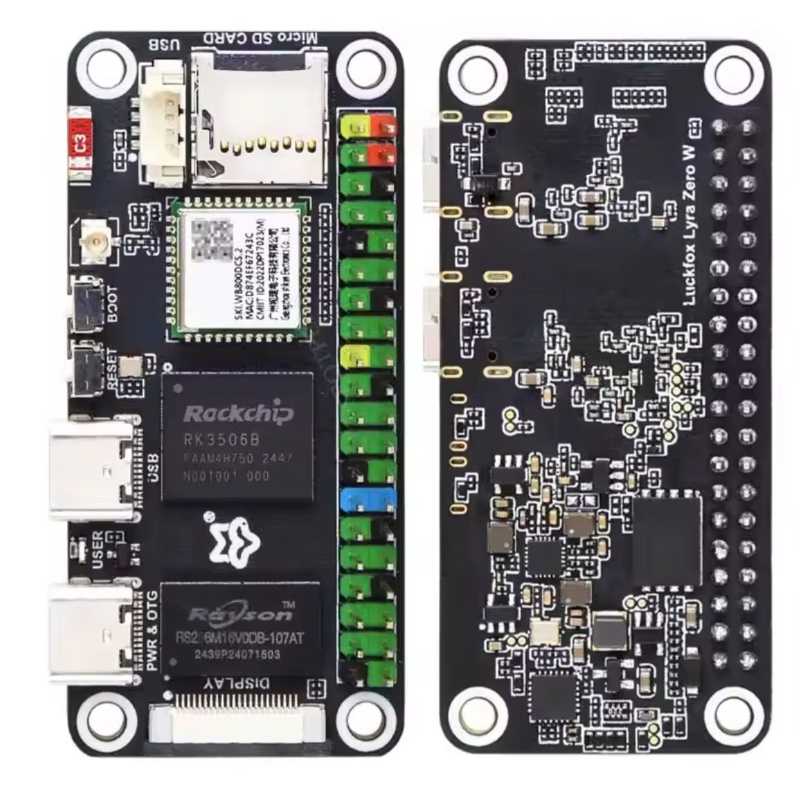 Luckfox Lyra Zero W RK3506B Ro - Pi Zero W Board recensie en prijs