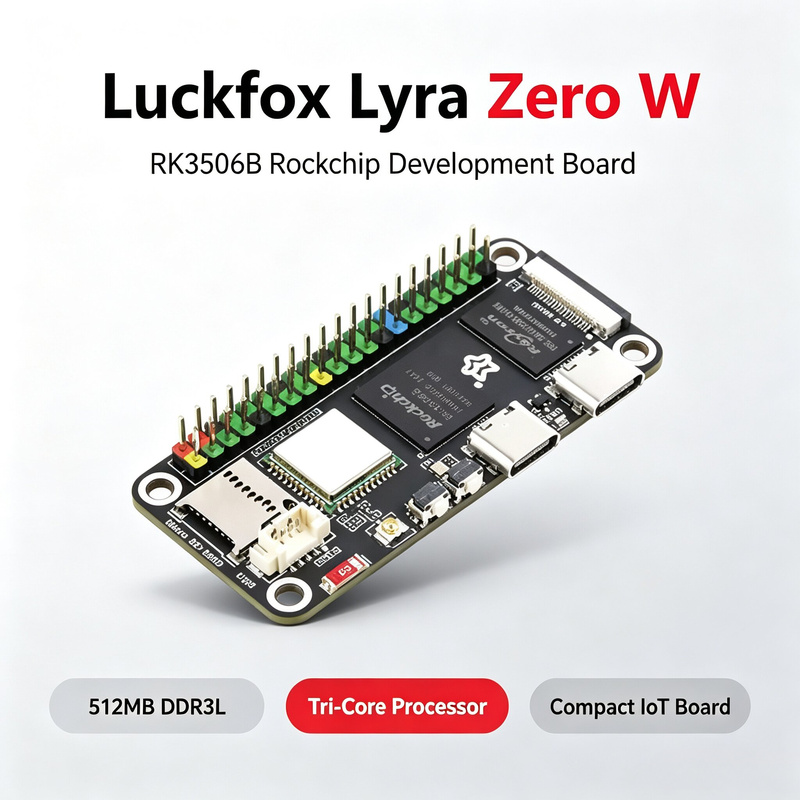 Luckfox Lyra Zero W RK3506B Ro - Pi Zero W Board recensie en prijs