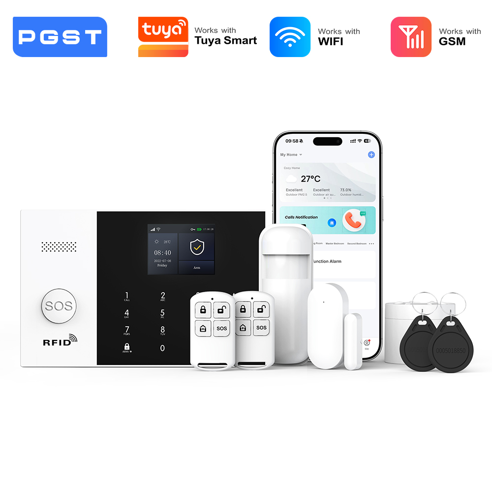 PGST beveiligingsalarm complet - Diy Home Automation System recensie en prijs
